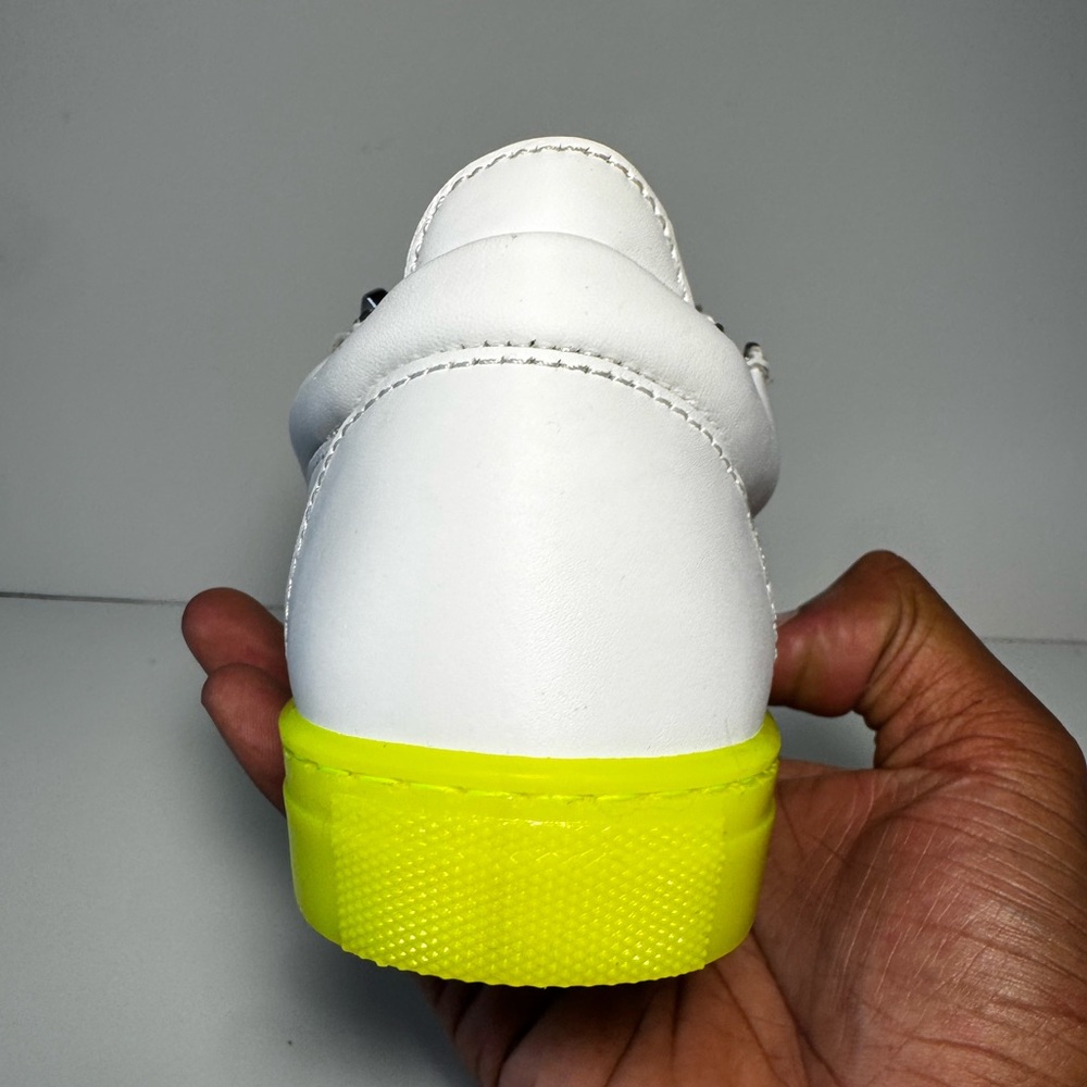 Giuseppe Zanotti Frankie Fluo Jr “White Fluorescent Yellow” Size 32 (EU) - Picture 10 of 13